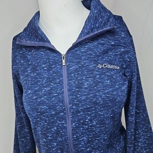 Columbia Women's Textured Blue Utility Jacket